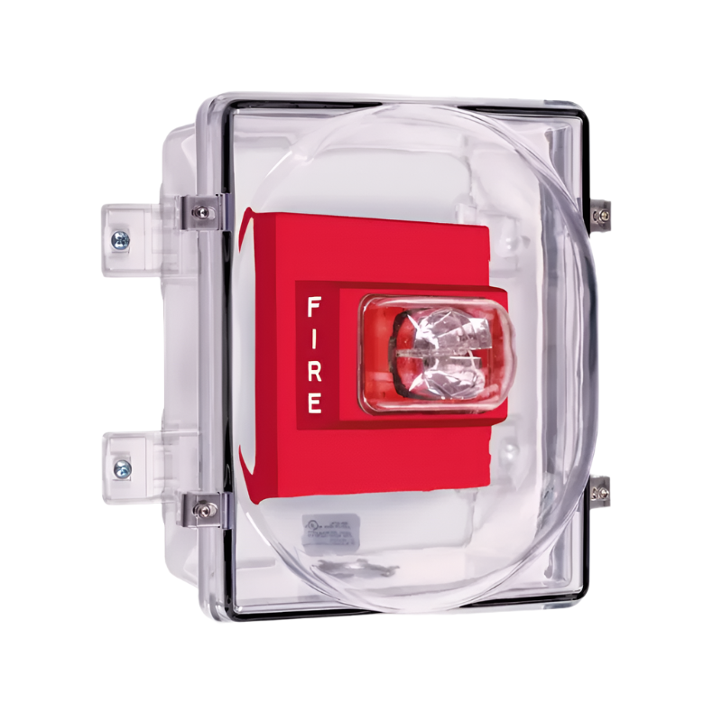 Strobe Damage Stopper® and Enclosed Back Box, 4" Deep, STI-1221A