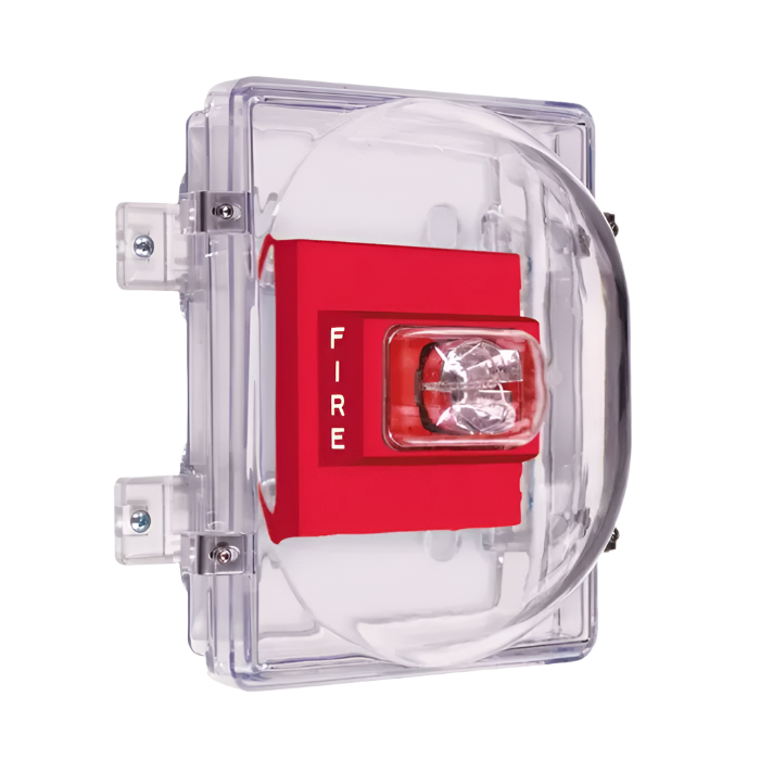 Strobe Damage Stopper® and Enclosed Back Box with Double-Gang Outlet Box, STI-1221B
