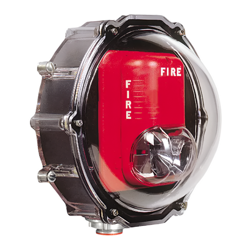 Stopper® Dome for Strobe Only with Enclosed Back Box - Type 4X Hazardous Locations, STI-1229-HAZ
