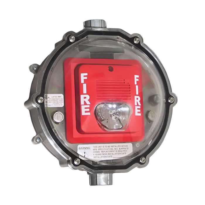 Stopper® Dome Heated Enclosure for Strobe Only Type 4X Hazardous Locations, STI-1229HTR240-HAZ