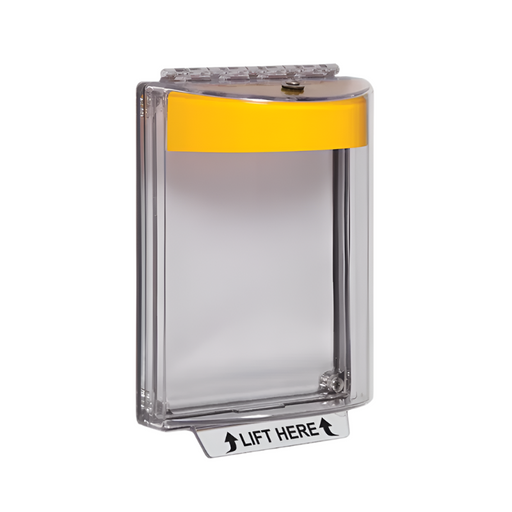 Universal Stopper® without Horn, Flush, No Label, Yellow, STI-13010NY