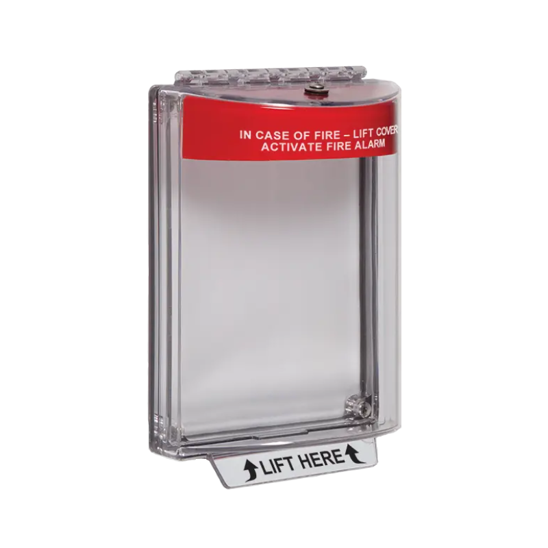 Universal Stopper® with Horn, Flush, Fire Label, STI-13020FR