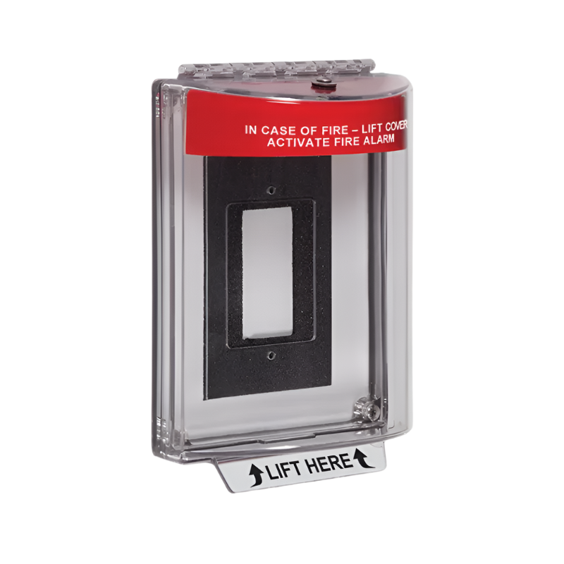 Universal Stopper® without Horn, Encl. Flush Back Box, Fire Label, STI-13310FR