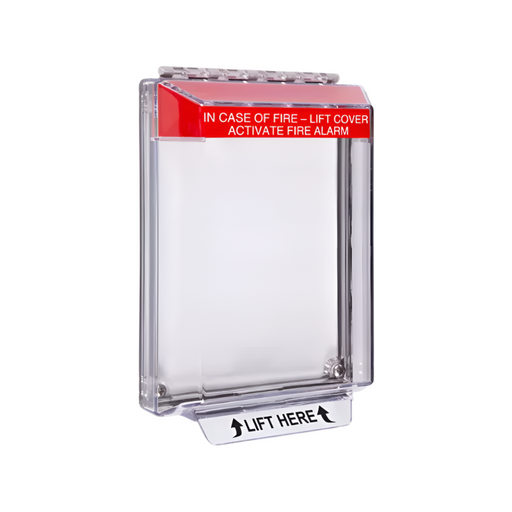 Universal Stopper® Low Profile, without Horn, Flush, Fire Label, STI-14010FR