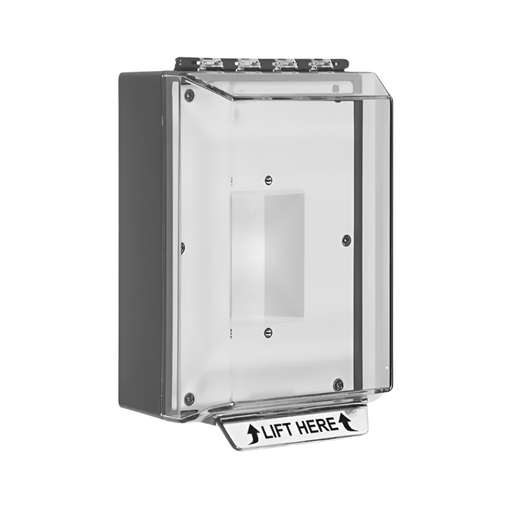 Universal Stopper® Low Profile without Horn Housing, Enclosed Back Box, Sealed Mounting Plate, No Label, Green, STI-14400NG