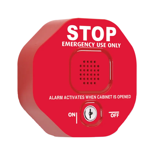 Cabinet Replacement Stop Sign Alarm for Protective Cabinets, STI-6453AED