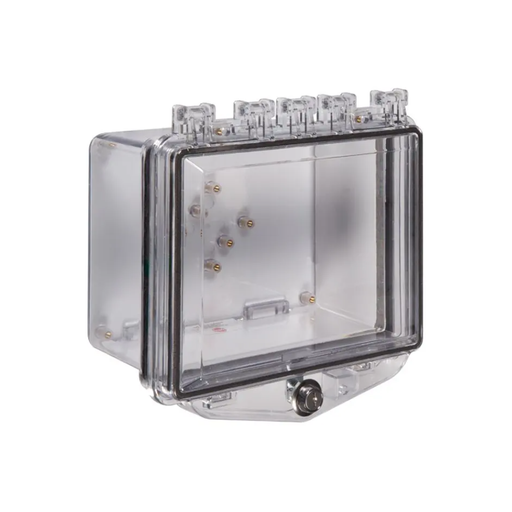 Polycarbonate Enclosure with Enclosed Deep Back Box and Exterior Key Lock, STI-7510A