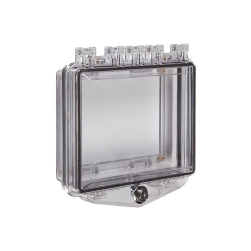 Polycarbonate Enclosure with Open Back Box for Flush Mount Applications and Exterior Key Lock, STI-7510C