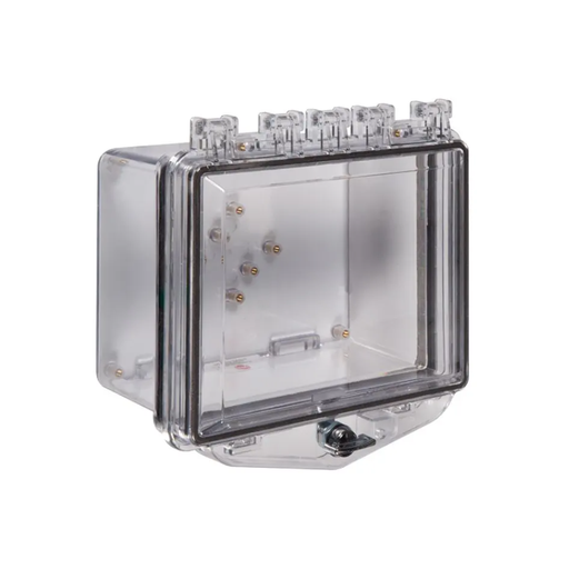 Polycarbonate Enclosure with Enclosed Deep Back Box Exterior Thumb Lock, STI-7511A