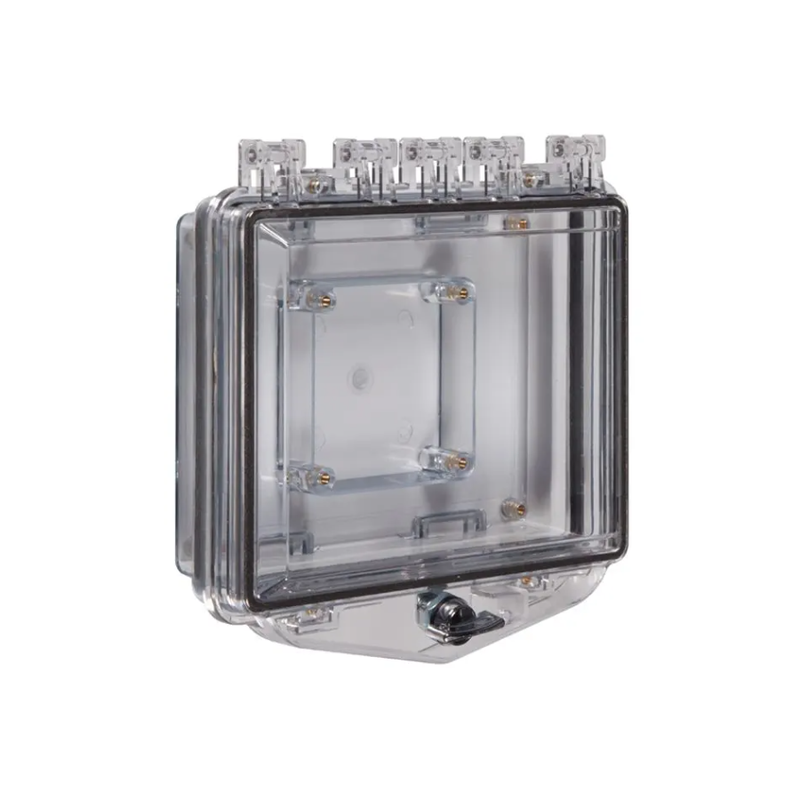 Polycarbonate Enclosure with Enclosed Back Box & Double-Gang Electrical Box and Exterior Thumb Lock, STI-7511B