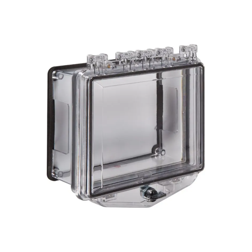 Polycarbonate Enclosure with Open Conduit Back Box, Surface Mount Applications and Exterior Thumb Lock, STI-7511D
