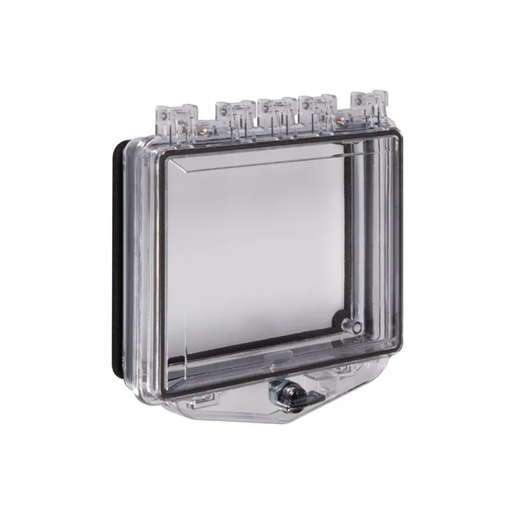 Polycarbonate Enclosure with Open Back Box for Flush Mount Applications and Exterior Thumb Lock, STI-7511E