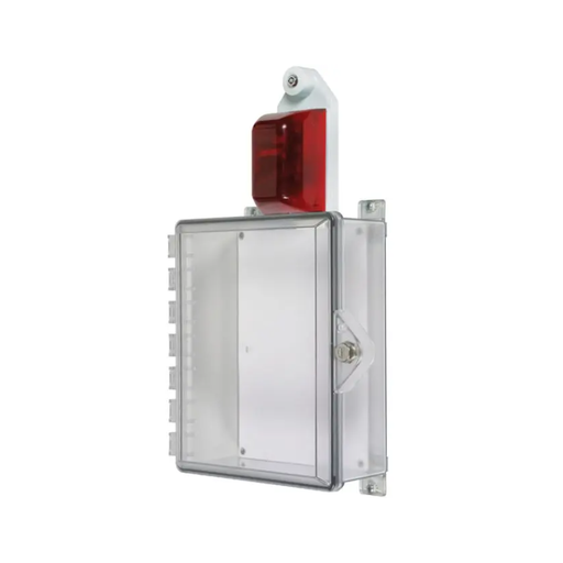 Protective Cabinet with Siren/Strobe Alarm, Key Lock, STI-7524