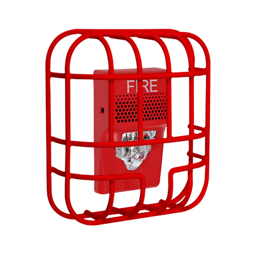 Horn/Strobe/Speaker Damage Stopper®, Wall Mounted - Red, STI-9754-R