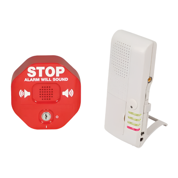 Wireless Exit Stopper® with Voice Receiver, STI-V6400WIR4