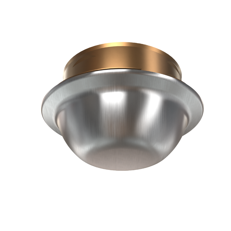 Viking Cover 12381 Label 12382A Concealed Domed Pendent Cover Plate, Brushed Chrome, 165 Degree, White Label, 12381FC/B - WeSupplyIt.com