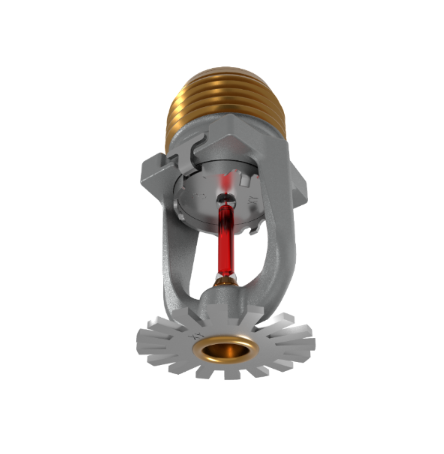 Viking® VK3021, XT1, 5.6K, Standard, Pendent, QR, 1/2" NPT, Chrome, 155 Degree 23870FB Fire Sprinkler Head