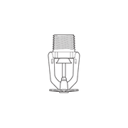 Tyco® TY1234, Series LF-II, Low Flow Pendent, 3.0K, 1/2” NPT, Residential Sprinkler, QR, Brass, 175 Degree, 51-010-1-175, Fire Sprinkler Head