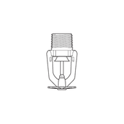 Tyco® TY1234, Series LF-II, Low Flow Pendent, 3.0K, 1/2” NPT, Residential Sprinkler, QR, Brass, 155 Degree, 51-010-1-155, Fire Sprinkler Head