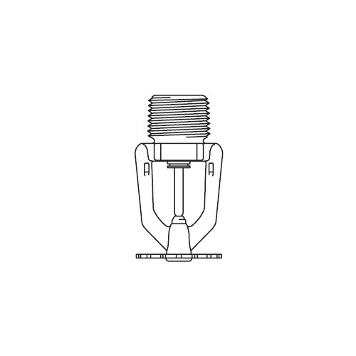Tyco® TY2236, Series LF-II, Low Flow Pendent,  Modified, 4.9K, 1/2” NPT, Residential Sprinkler, QR, Brass, 175 Degree, 51-212-1-175, Fire Sprinkler Head