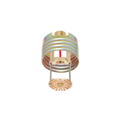 Tyco® TY2534, Series LFII, 4.9K, 1/2” NPT, Residential Flat-Plate Concealed Pendent Sprinkler, Wet Pipe System, QR, Brass, 155 Degree, 51-549-1-155, Fire Sprinkler Head - WeSupplyIt.com