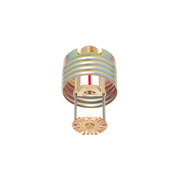 Tyco® TY2534, Series LFII, 4.9K, 1/2” NPT, Residential Flat-Plate Concealed Pendent Sprinkler, Wet Pipe System, QR, Brass, 155 Degree, 51-549-1-155, Fire Sprinkler Head