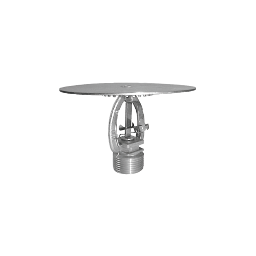 Tyco® TY3123, Model TY-FRL, 5.6K, 1/2” NPT, Intermediate Level Upright Sprinkler w/Shield, Storage Sprinkler, QR, Brass, 165 Degree, 58-986-1-165, Fire Sprinkler Head