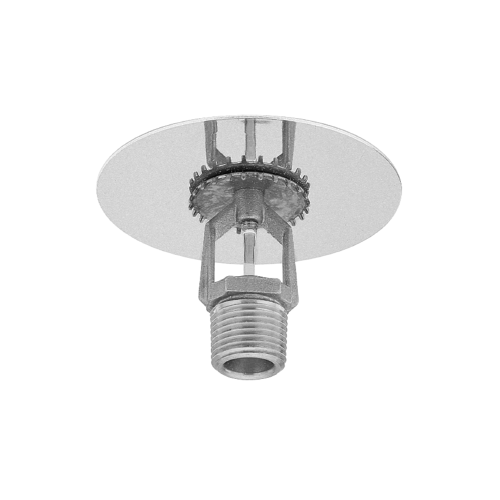 Tyco® TY3133, Model TY-FRB, 5.6K, 1/2” NPT, Intermediate Level Upright Sprinkler w/Shield, Storage Sprinkler, QR, Lead Coated, 155 Degree, 57-333-7-155, Fire Sprinkler Head