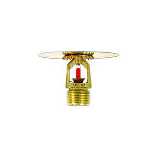 Tyco® TY3153, Model TY-B, 5.6K, 1/2” NPT, Intermediate Level Upright Sprinkler w/Shield, Storage Sprinkler, SR, Brass, 155 Degree, 57-533-1-155, Fire Sprinkler Head