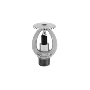 Tyco® TY3191, Issue “D” QUARTZOID Series, High Temperature, Special Sprinkler Issue D, Standard Coverage, 5.6K, SR, Upright, 1/2" NPT, Chrome, 400 Degree, 51-036-9-400, Fire Sprinkler Head