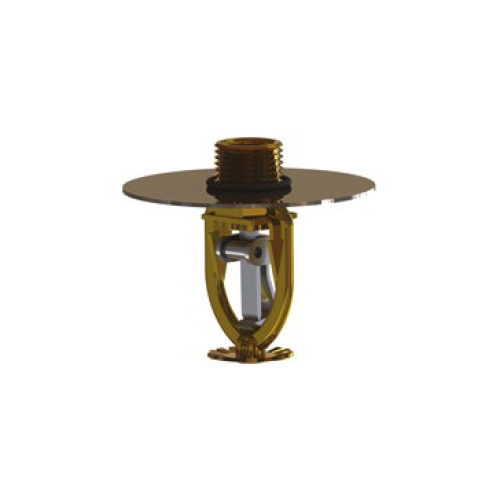 Tyco® TY3211, Model TY-L, 5.6K, 1/2” NPT, Intermediate Level Pendent Sprinkler w/Shield, Storage Sprinkler, SR, Brass, 165 Degree, 53-112-1-165, Fire Sprinkler Head