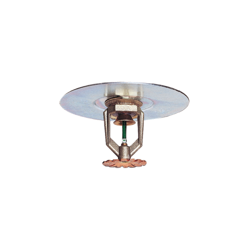 Tyco® TY3231, Model TY-FRB, 5.6K, 1/2” NPT, Intermediate Level Pendent Sprinkler w/Shield, Storage Sprinkler, QR, Brass, 200 Degree, 57-371-1-200, Fire Sprinkler Head