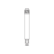 Tyco® TY3255, Model DS-1, Dry, Standard Coverage, Pendent, 5.6K, SR, 1” NPT, Brass, 200 Degree, 8” Length, 60-923-2-080, Fire Sprinkler Head