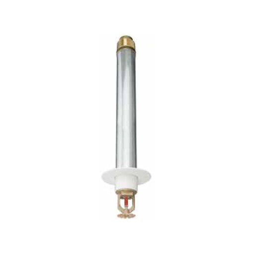 Tyco® TY3255, Model DS-1, Dry, Standard Coverage, Pendent With Standard Escutcheon, 5.6K, SR, 1” NPT, Brass, 155 Degree, 36” Length, 60-961-2-360, Fire Sprinkler Head