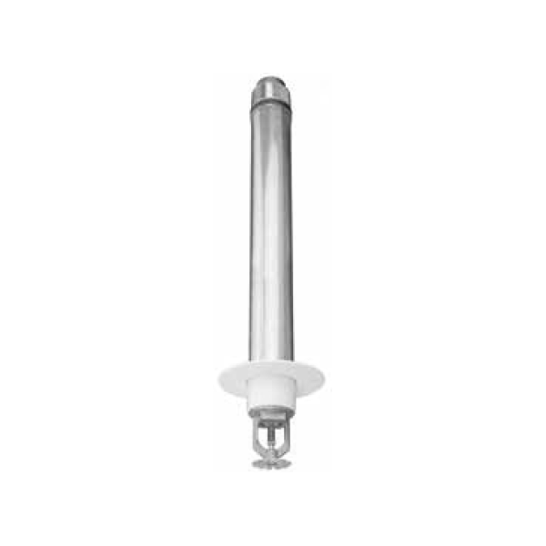 Tyco® TY3255, Model DS-1, Dry, Standard Coverage, Pendent With Standard Escutcheon, 5.6K, SR, 1” NPT, Chrome, 360 Degree, 48” Length, 60-965-9-480, Fire Sprinkler Head - WeSupplyIt.com