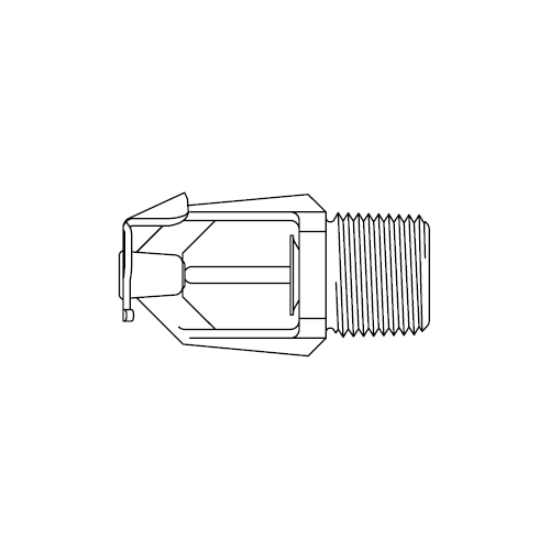 Tyco® TY3331, Model TY-FRB, 5.6K, Horizontal Sidewall, QR, 1/2" NPT, Chrome, 155 Degree, 57-378-9-155, Fire Sprinkler Head