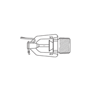 Tyco® TY3334, Model LFII, 5.6K, 1/2” NPT, Residential Sprinkler, NFPA 13 Optimized Horizontal Sidewall Sprinkler, Wet Pipe System, QR, White, 175 Degree, 51-524-4-175, Fire Sprinkler Head - WeSupplyIt.com