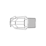 Tyco® TY3351, Model TY-B, 5.6K, Horizontal Sidewall, SR, 1/2" NPT, Lead Coated, 200 Degree, 57-578-7-200, Fire Sprinkler Head