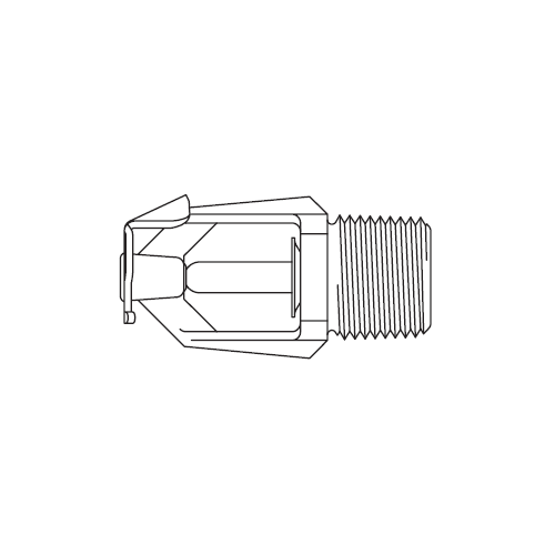 Tyco® TY3351, Model TY-B, 5.6K, Horizontal Sidewall, SR, 1/2" NPT, Brass, 135 Degree, 57-578-1-135, Fire Sprinkler Head