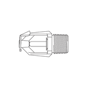 Tyco® TY3351, Model TY-B, 5.6K, Horizontal Sidewall, SR, 1/2" NPT, Chrome, 200 Degree, 57-578-9-200, Fire Sprinkler Head