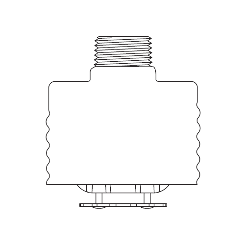Tyco® TY3530, Series RFII-MRI, Royal Flush II, 5.6K, Concealed Pendent, QR, 1/2" NPT, Brass, 200 Degree, 51-800-1-200, Fire Sprinkler Head - WeSupplyIt.com