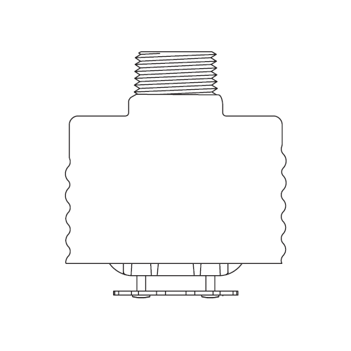 Tyco® TY3531, Series RFII, Royal Flush II, 5.6K, Concealed Pendent, QR, 1/2" NPT, Brass, 200 Degree, 51-792-1-200, Fire Sprinkler Head - WeSupplyIt.com
