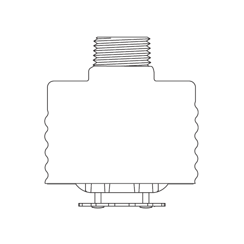 Tyco® TY3537, Series RFII-MRI, Royal Flush II, Extended Coverage, 5.6K, Concealed Pendent, QR, 1/2" NPT, Brass, 155 Degree, 51-802-1-155, Fire Sprinkler Head