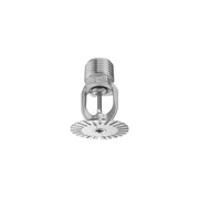 Tyco® TY3934, Series LF-II, Low Flow Pendent, 5.8K, 1/2” NPT, Residential Sprinkler, QR, Chrome, 155 Degree, 51-058-9-155, Fire Sprinkler Head