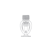 Tyco® TY4291, Issue “D” QUARTZOID Series, High Temperature, Special Sprinkler Issue D, Standard Coverage, 8.0K, SR, Pendent, 3/4" NPT, Wax Over Lead Coated, 500 Degree, 51-140-8-500, Fire Sprinkler Head - WeSupplyIt.com