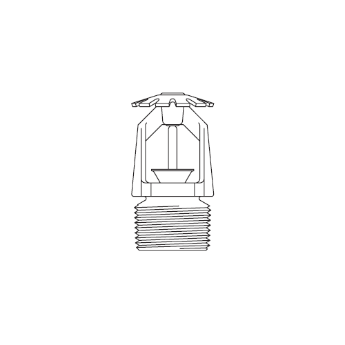 Tyco® TY4631, Model TY-FRB, 8.0K, QR, Conventional (Old Style) Sprinkler, 3/4" NPT, White, 155 Degree, 57-393-4-155, Fire Sprinkler Head