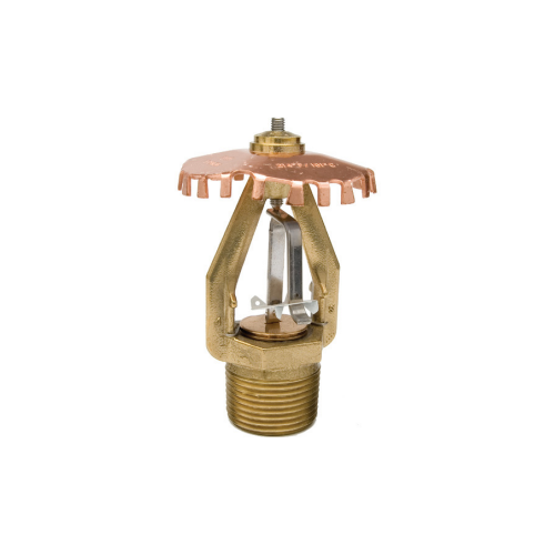 Tyco® TY9128, Model EC-25, Extended Coverage, Area/Density, 25.2K, Upright, SR/QR, 1" NPT, Brass, 165 Degree, 58-450-1-165, Fire Sprinkler Head