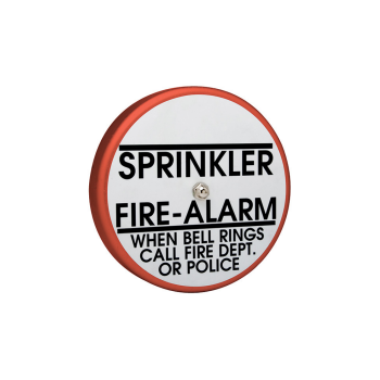 Tyco® 52-630-1-001P Water Motor Alarm Model WMA-1, Red, Complete with Trim