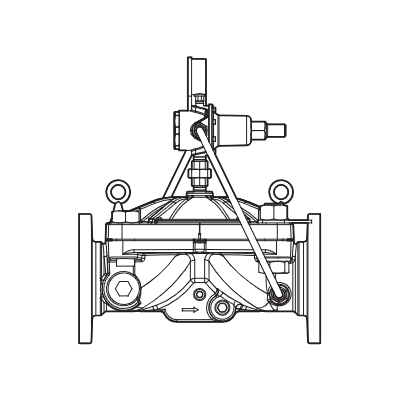 Tyco® 550022030 Model PRV-1A Pressure Regulating Valve, Flange x Flange, 3"