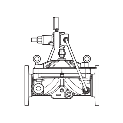 Tyco® 550023080 Model RV-1A Pressure Relief Valve, Flange x Flange, 8"